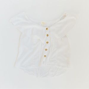 Maeve By Anthropologie Over The Shoulder Blouse